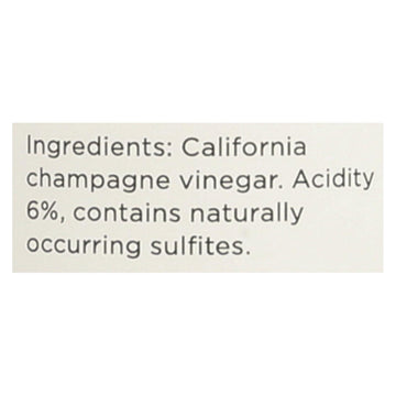 O Olive Oil - Vinegar Champagne - Case Of 6 - 10.1 Fz - Maras Green