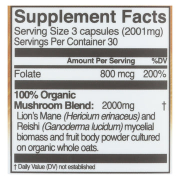 Om - Mush Sprfd Brain Fuel - 1 Each - 90 Ct - Maras Green