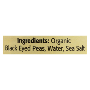 Omena Organics - Peas Black Eyed - Case Of 12 - 15 Oz - Maras Green