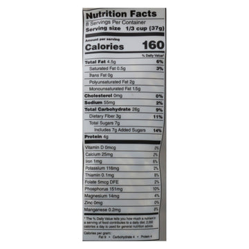 One Degree Organic Foods Sprouted Oat Granola - Vanilla Chia - Case Of 6 - 11 Oz. - Maras Green