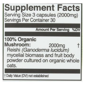 Organic Mushroom Nutrition - Mush Sprfd Reishi Cap - 1 Each - 90 Ct - Maras Green