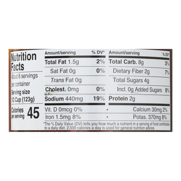 Organicville - Psta/sce It/herb Whl3 - Case Of 6 - 24 Oz - Maras Green