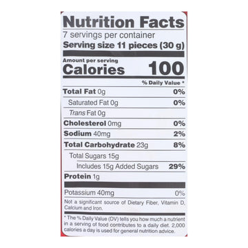 Panda Licorice - Licorice Strawberry Chews - Case Of 8 - 7 Oz - Maras Green