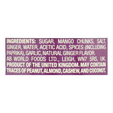 Pataks Chutney - Major Grey - Mild - 12 Oz - Case Of 6 - Maras Green