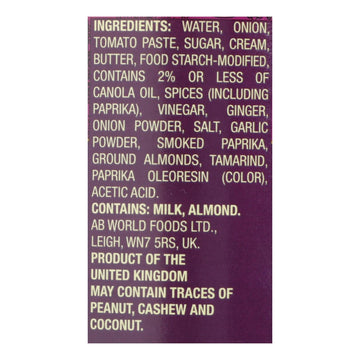 Pataks Simmer Sauce - Butter Chicken Curry - Mild - 15 Oz - Case Of 6 - Maras Green