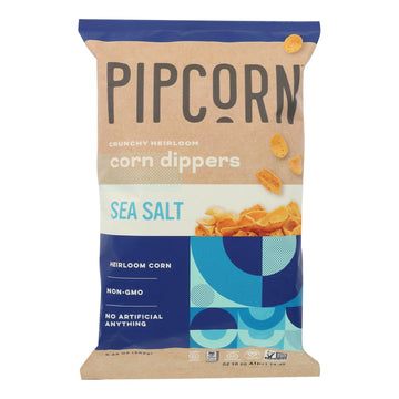 Pipcorn - Chps Corn Dippers Sea Salt - Case Of 12 - 9.25 Oz - Maras Green