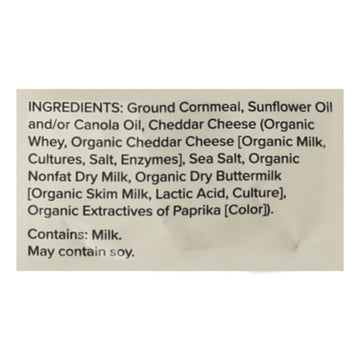 Pipcorn - Crunchies Cheddar - Case Of 12 - 7 Oz - Maras Green