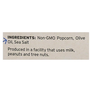 Pipcorn Mini Popcorn - Sea Salt - Case Of 12 - 4 Oz. - Maras Green