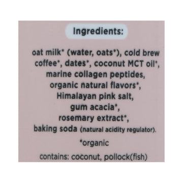 Pop & Bottle - Oat Milk Latte Vanilla - Case Of 12 - 8 Fz - Maras Green