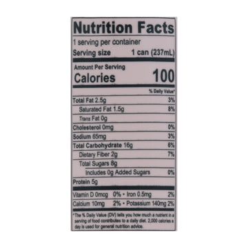 Pop & Bottle - Oat Milk Latte Vanilla - Case Of 12 - 8 Fz - Maras Green