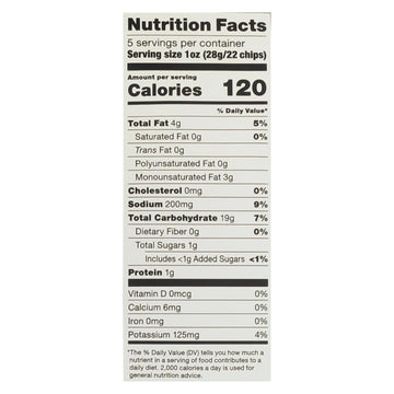 Popchips Potato Chip - Sea Salt - Vinegar - Case Of 12 - 5 Oz - Maras Green