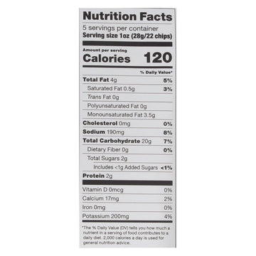 Popchips Potato Chip - Sour Cream - Onion - Case Of 12 - 5 Oz - Maras Green