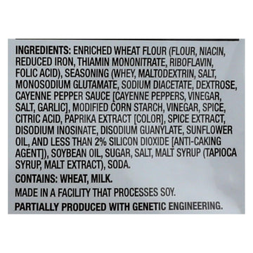 Pretzel Crisp Buffalo Wing Thin, Crunchy Pretzel Crackers - Case Of 12 - 7.2 Oz - Maras Green