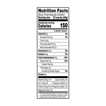 Quaker 100% Natural Whole Grain Oatmeal - Case Of 12 - 18 Oz - Maras Green