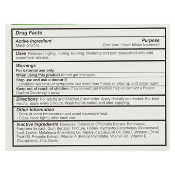 Quantum Superlysine Plus Cold Sore Treatment - 0.75 Oz - Maras Green