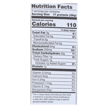 Quinn - Pretzels Classic Sea Salt Twist - Case Of 8 - 5.6 Oz - Maras Green