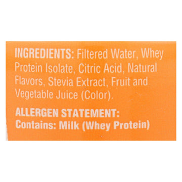 Ready Water - Water Protein Orange Mango - Case Of 12 - 16.9 Fz - Maras Green