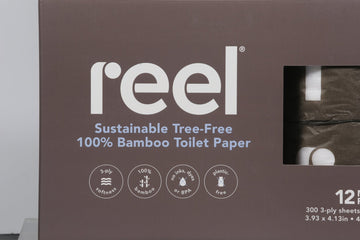Reel - Toilet Paper Bamboo - Case Of 2 - 12 Count - Maras Green