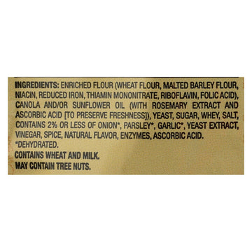 Reese Premium Croutons - Onion And Garlic - Case Of 12 - 6 Oz. - Maras Green