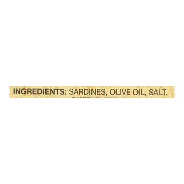 Reese Sardines - Skinless Boneless In Olive Oil - Case Of 10 - 3.75 Oz - Maras Green