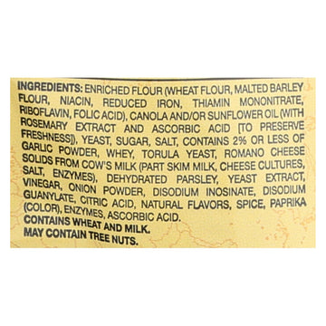 Reese Whole Grain Croutons - Garlic And Cheese - Case Of 12 - 5 Oz. - Maras Green