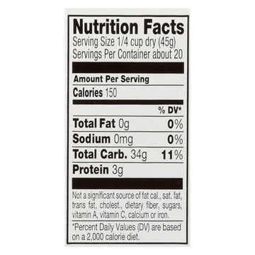 Rice Select Jasmati Rice - Organic - Case Of 4 - 32 Oz. - Maras Green