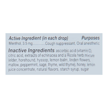 Ricola - Cough Drop Ech Honey Lemon - Case Of 8 - 19 Ct - Maras Green