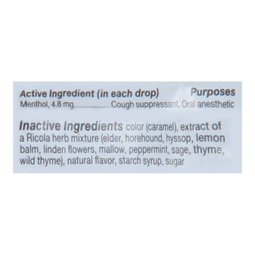 Ricola - Cough Drop Original Herb - Case Of 8 - 21 Ct - Maras Green