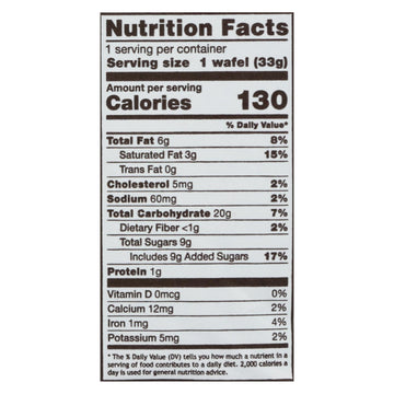 Rip Vanilla Wafels - Wafel Snickerdoodle Singl - Case Of 12 - 1.16 Oz - Maras Green