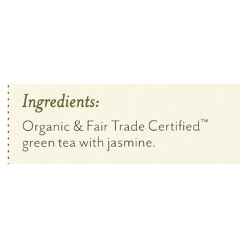 Rishi Organic Green Tea - Jasmine - Case Of 6 - 15 Bags - Maras Green