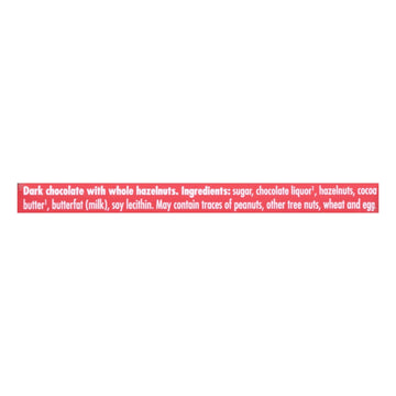 Ritter Sport Chocolate Bar - Dark Chocolate - Whole Hazelnuts - 3.5 Oz Bars - Case Of 10 - Maras Green