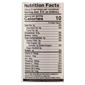 Roar Organic - Water Og2 Georgia Peach - Cs Of 12 - 18 Fz - Maras Green