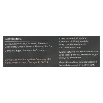 Rxbar - Protein Bar - Chocolate Sea Salt - Case Of 12 - 1.83 Oz. - Maras Green