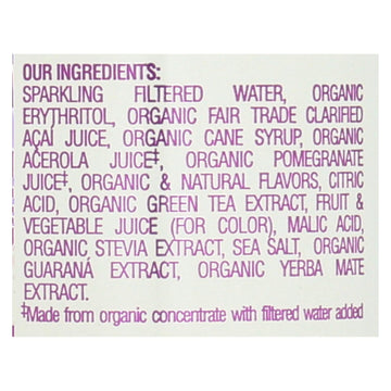 Sambazon Organic Amazon Energy Drink - Low Calorie - Case Of 12 - 12 Fl Oz - Maras Green