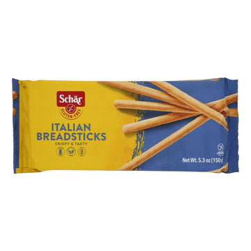 Schar Italian Breadsticks Gluten Free - Case Of 10 - 5.3 Oz. - Maras Green