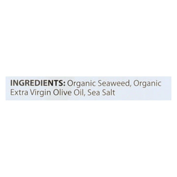 Seasnax Organic Premium Roasted Seaweed Snack - Original - Case Of 16 - 0.54 Oz. - Maras Green