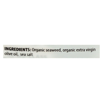 Seasnax Organic Seaweed Snack - Original - Case Of 12 - 1.08 Oz - Maras Green