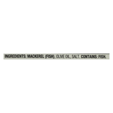 Season Brand Mackerels - Fillets - In Olive Oil - 4.375 Oz - Case Of 12 - Maras Green
