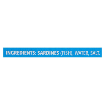 Season Brand Sardines - Skinless And Boneless - In Water - Salt Added - 3.75 Oz - Case Of 12 - Maras Green