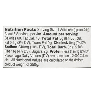 Seggiano Carciofi Arrosto Roasted Artichoke Hearts - Case Of 6 - 13.4 Oz - Maras Green
