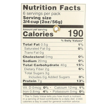 Seggiano - Pasta Organic Paccheri - Case Of 6 - 13.2 Ounces - Maras Green