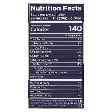 Siete Tortilla Chip - Lime - Case Of 12 - 5 Oz - Maras Green