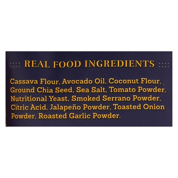 Siete Tortilla Chip - Nacho - Case Of 12 - 5 Oz - Maras Green