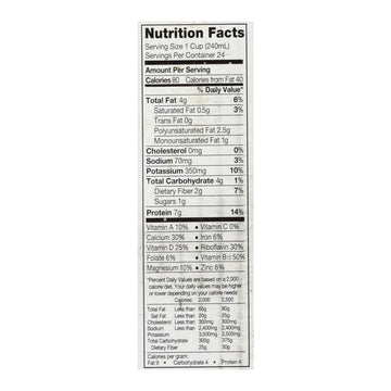 Silk Organic Soymilk - Unsweetened - Case Of 6 - 32 Fl Oz. - Maras Green