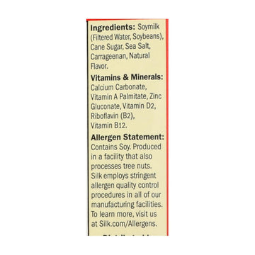 Silk Soymilk - Original - Case Of 6 - 32 Fl Oz. - Maras Green
