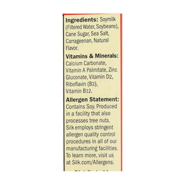 Silk Soymilk - Original - Case Of 6 - 32 Fl Oz. - Maras Green