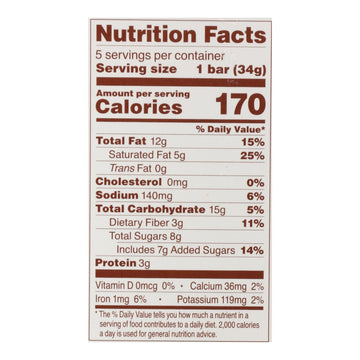 Simple Mills - Bar Sft Baked Dark Chocolate Almond - Case Of 6 - 5.99 Oz - Maras Green