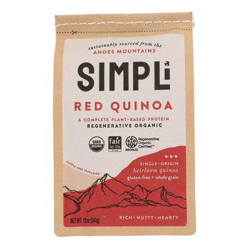 Simpli - Quinoa Red Regeneratv - Case Of 8 - 12 Oz - Maras Green