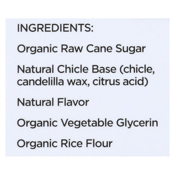 Simply Gum All Natural Gum - Mint - Case Of 12 - 15 Count - Maras Green