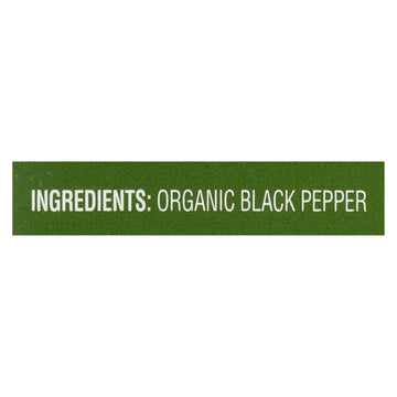 Simply Organic Ground Black Pepper - Case Of 6 - 4 Oz. - Maras Green